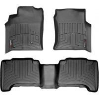 Коврики WeatherTech Black для Toyota Land Cruiser Prado (J120); Lexus GX (mkI)(no rear entertainment system) 2002-2009