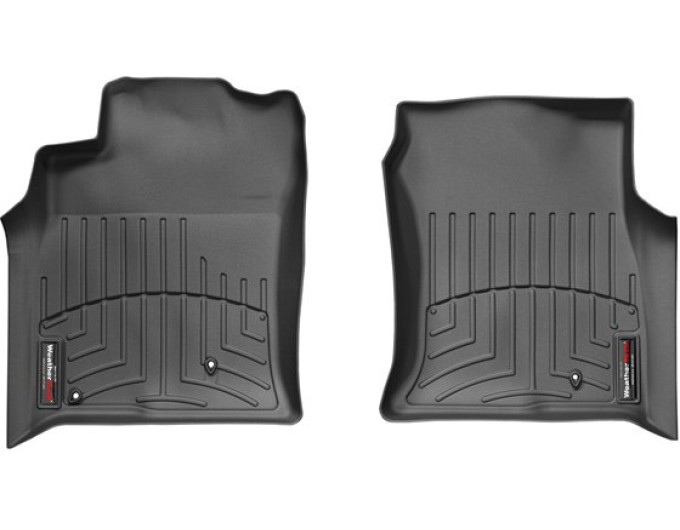 Коврики Weathertech Black для Toyota Land Cruiser Prado (J120); Lexus GX (mkI)(no rear entertainment system)(1 row) 2002-2009, ціна: 6 692 грн.