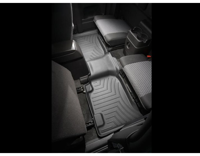 Коврики WeatherTech Black для Chevrolet Colorado (mkI); GMC Canoyn (mkI)(extended cab)(2 row) 2003-2012 automatic, цена: 4 911 грн.