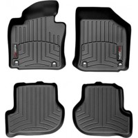 Коврики WeatherTech Black для Volkswagen Golf (mkV-mkVI) / Jetta (mkV) / Scirocco (mkIII); Skoda Octavia (mkII)(4 oval fixings) 2003-2012 automatic