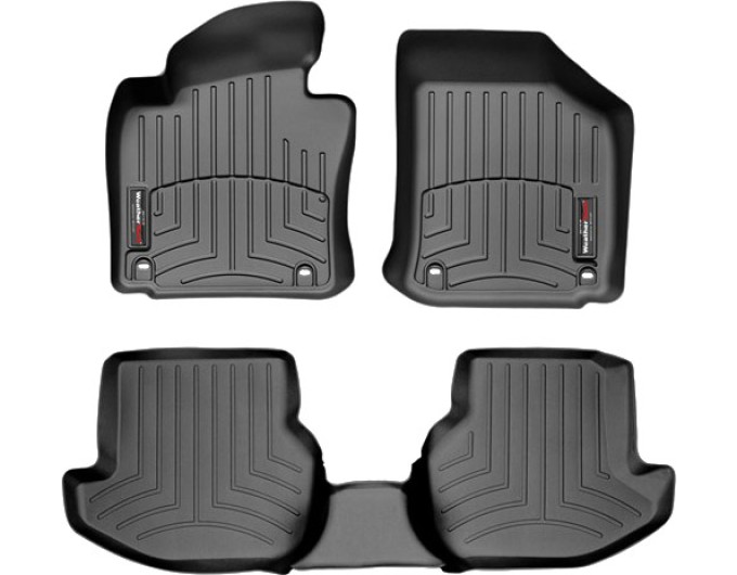 Коврики Weathertech Black для Volkswagen Eos (mkI)(4 oval fixings) 2006-2008 automatic, ціна: 11 488 грн.