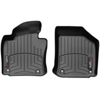 Коврики Weathertech Black для Volkswagen Golf (mkV-mkVI) / Jetta (mkV) / Eos (mkI); Skoda Octavia (mkII)(4 oval fixings)(1 row) 2003-2012 automatic