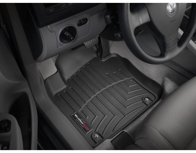 Коврики Weathertech Black для Volkswagen Eos (mkI)(4 oval fixings) 2006-2008 automatic, ціна: 11 488 грн.