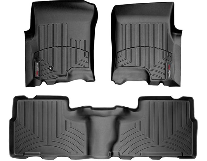 Коврики WeatherTech Black для Ford Expedition; Lincoln Navigator (mkI) 1997-2002, цена: 11 709 грн.
