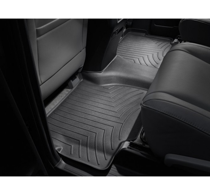 Коврики Weathertech Black для Toyota Sequoia (mkII)(1-2 row)(no console on 2 row) 2008-2011, ціна: 10 641 грн.