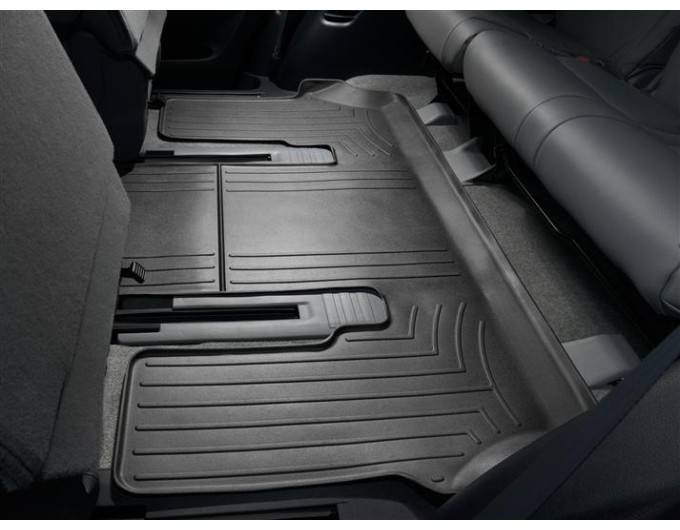 Коврики WeatherTech Black для Toyota Sequoia (mkII)(2 row bucket seats)(3 row) 2007-2022, цена: 5 135 грн.