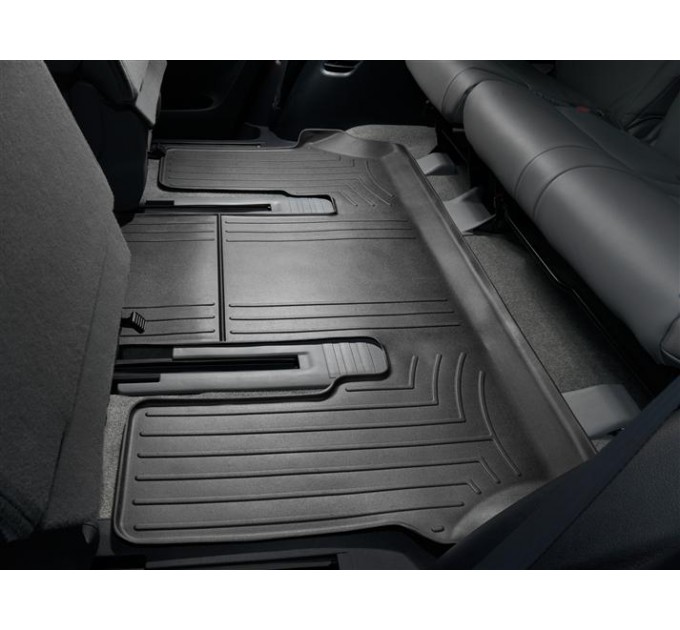 Коврики WeatherTech Black для Toyota Sequoia (mkII)(2 row bucket seats)(3 row) 2007-2022, цена: 4 705 грн.