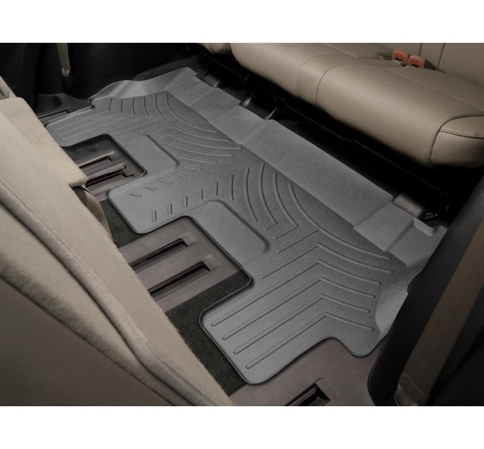 Коврик Weathertech Black для Toyota Sequoia (mkII)(2 row bench seats)(3 row) 2008→, ціна: 4 498 грн.