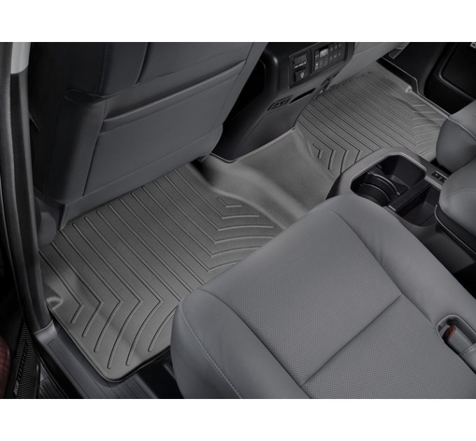 Коврики Weathertech Black для Toyota Sequoia (mkII)(1-2 row)(2 row bucket seats with console) 2008-2011, ціна: 10 849 грн.