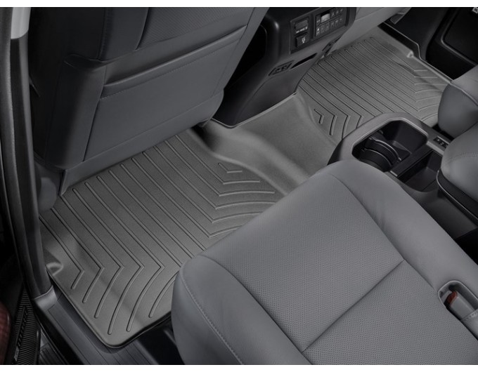 Коврики WeatherTech Black для Toyota Sequoia (mkII)(2 row bucket seats with console)(2 row) 2008-2011, цена: 5 135 грн.