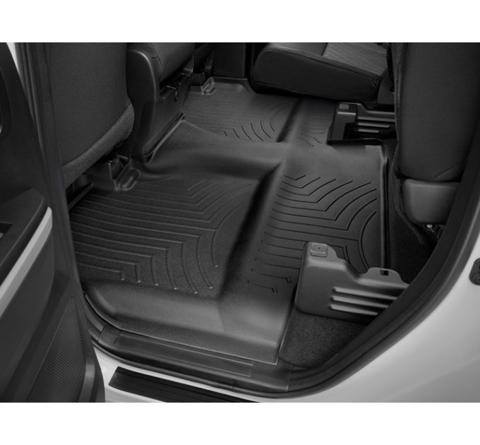 Коврики WeatherTech Black для Toyota Tundra (mkII)(double cab)(no storage boxes on 2 row) 2014→, цена: 12 487 грн.