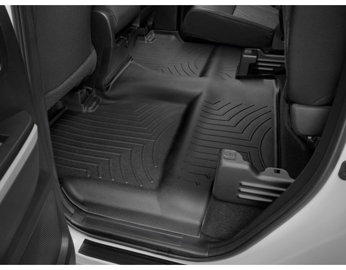 Килимки WeatherTech Black для Toyota Tundra (mkII)(double cab)(2 row) 2014-2021, ціна: 6 915 грн.