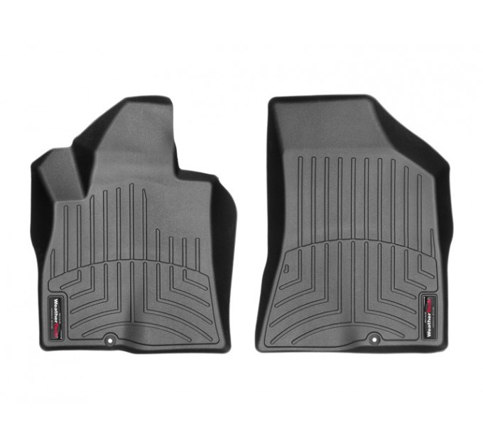 Коврики WeatherTech Black для Hyundai Santa Fe (mkII)(2 fixings)(1 row) 2007-2009, цена: 6 144 грн.