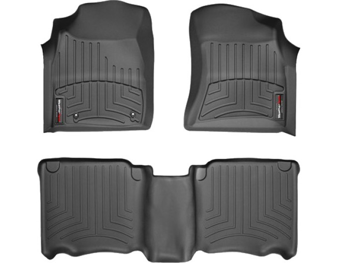 Коврики WeatherTech Black для Toyota Fortuner (mkI)(2 fixings hooks) 2004-2012, цена: 11 709 грн.