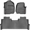 Коврики WeatherTech Black для Ford Super Duty (mkIV)(double cab)(1 row bucket seats)(with storage under 2 row) 2017→, цена: 13 472 грн.