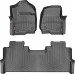 Коврики WeatherTech Black для Ford Super Duty (mkIV)(double cab)(1 row bucket seats)(with storage under 2 row) 2017→, цена: 12 487 грн.