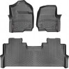 Коврики WeatherTech Black для Ford Super Duty (mkIV)(double cab)(1 row bucket seats)(with storage under 2 row) 2017→, цена: 12 487 грн.