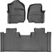 Коврики WeatherTech Black для Ford Super Duty (mkIV)(extended cab)(1 row bucket seats) 2017→, цена: 12 487 грн.