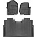 Коврики Weathertech Black для Ford Super Duty (double cab)(mkIV)(1 row - 2pcs.)(1 row bench seats)(no storage under 2 row) 2017→, ціна: 12 487 грн.