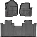 Коврики WeatherTech Black для Ford Super Duty (mkIV)(extended cab)(1 row - 2pcs.)(1 row bench seats) 2017→, цена: 13 472 грн.