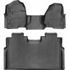 Коврики Weathertech Black для Ford Super Duty (double cab)(mkIV)(no 4x4 shifter)(1 row - 1pc.)(1 row bench seats)(no storage under 2 row) 2017→, ціна: 14 117 грн.