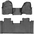 Коврики WeatherTech Black для Ford Super Duty (mkIV)(extended cab)(no 4x4 shifter)(1 row - 1pc.)(1 row bench seats) 2017→, цена: 15 243 грн.