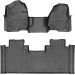 Коврики Weathertech Black для Ford Super Duty (extended cab)(mkIV)(no 4x4 shifter)(1 row - 1pc.)(1 row bench seats) 2017→, ціна: 14 117 грн.