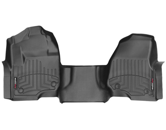 Коврики WeatherTech Black для Ford Super Duty (mkIV)(extended & double cab)(no 4x4 shifter)(1 pc.)(1 row) 2017→, цена: 8 481 грн.