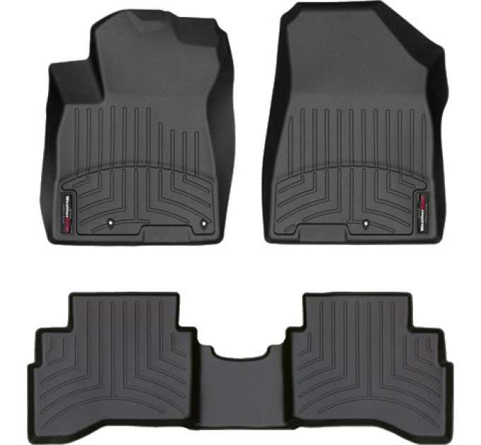 Коврики WeatherTech Black для Kia Niro (mkI)(not electric) 2016→ (EU), цена: 10 641 грн.