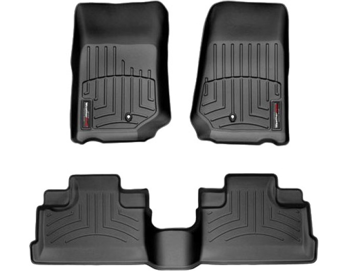 Коврики WeatherTech Black для Jeep Wrangler (JK)(unlimited)(5 door) 2007-2013, цена: 11 603 грн.