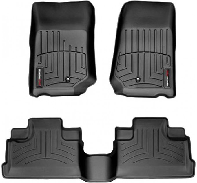 Коврики WeatherTech Black для Jeep Wrangler (JK)(unlimited)(5 door) 2007-2013, цена: 10 641 грн.