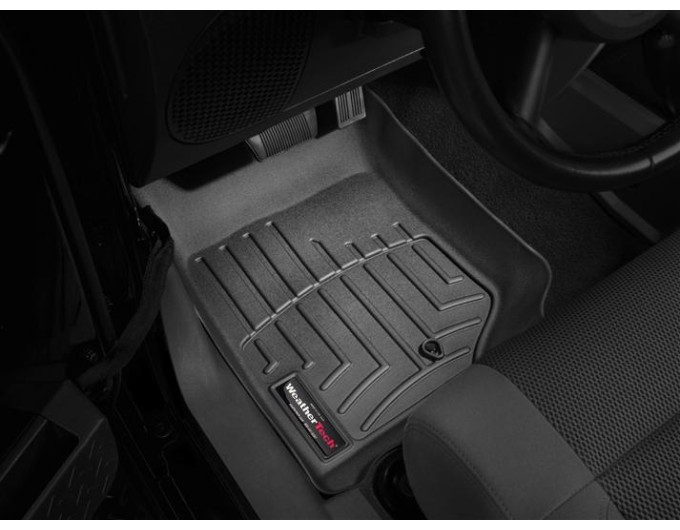 Коврики WeatherTech Black для Jeep Wrangler (JK)(unlimited)(5 door) 2007-2013, цена: 11 603 грн.