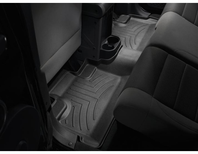 Коврики WeatherTech Black для Jeep Wrangler (JK)(unlimited)(5 door)(2 row) 2007-2013, цена: 4 911 грн.