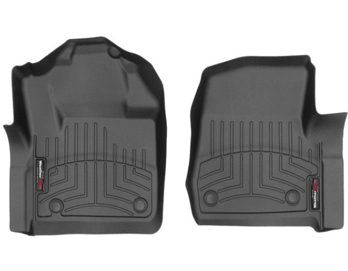 Коврики WeatherTech Black для Ford Super Duty (mkIV)(single cab)(2 pcs.)(1 row) 2017→, цена: 6 692 грн.