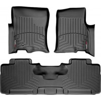 Коврики Weathertech Black для Ford Expedition / Expedition XL; Lincoln Navigator / Navigator L (mkIII)(1-2 row) 2007-2010