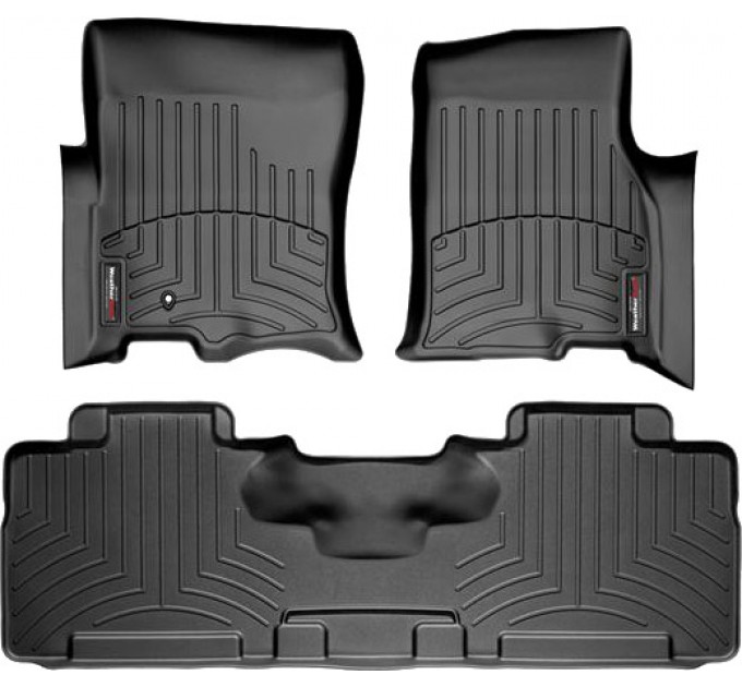 Коврики Weathertech Black для Ford Expedition / Expedition XL; Lincoln Navigator / Navigator L (mkIII)(1-2 row) 2007-2010, ціна: 10 849 грн.