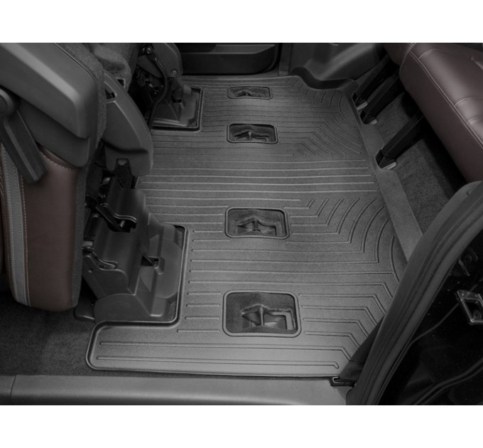 Коврики WeatherTech Black для Ford Expedition EL; Lincoln Navigator L (mkIII)(2 row bucket seats)(3 row) 2007-2017, цена: 6 343 грн.