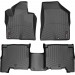 Коврики WeatherTech Black для Hyundai Santa Fe (mkII)(3 fixings) 2009-2009 (USA), цена: 10 641 грн.