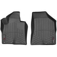 Коврики Weathertech Black для Hyundai Santa Fe (US)(mkII)(3 fixings)(1 row) 2009-2009