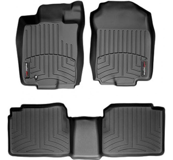 Коврики WeatherTech Black для Ford Fusion (mkI); Lincoln MKZ (mkI); Mercury Milan (mkI)(2WD) 2006-2010 automatic (USA), цена: 10 641 грн.