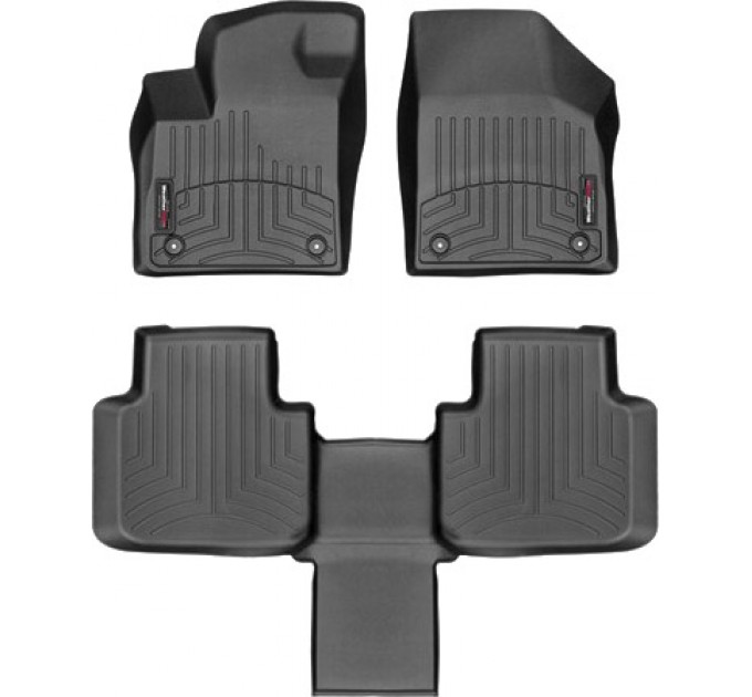 Коврики Weathertech Black для Volkswagen Atlas (mkI)(4 fixings)(2 row bucket seats)(1-2 row) 2017→, ціна: 10 849 грн.