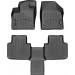 Коврики WeatherTech Black для Volkswagen Atlas (mkI)(4 fixings)(2 row bucket seats)(1-2 row) 2017→, цена: 10 849 грн.