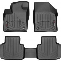 Коврики Weathertech Black для Volkswagen Atlas (mkI)(4 fixings)(2 row bench seats)(1-2 row) 2017→