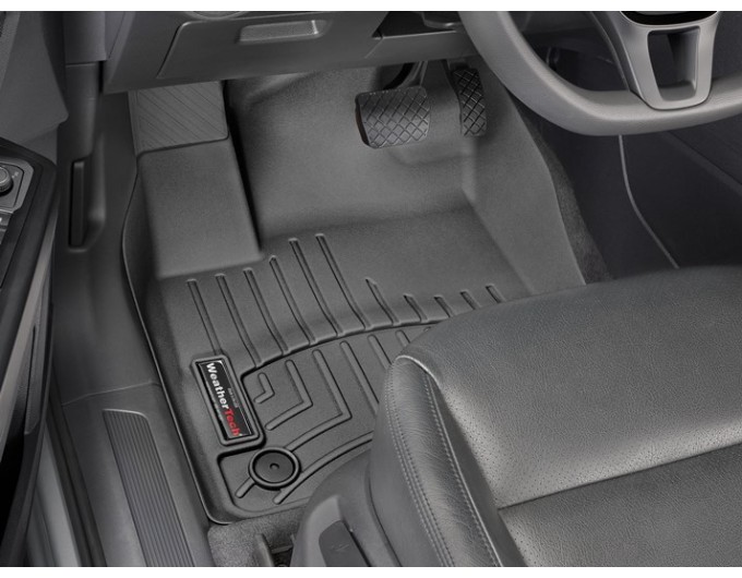 Коврики WeatherTech Black для Volkswagen Atlas (mkI)(4 fixings)(2 row bucket seats)(1-2 row) 2017→, цена: 11 709 грн.