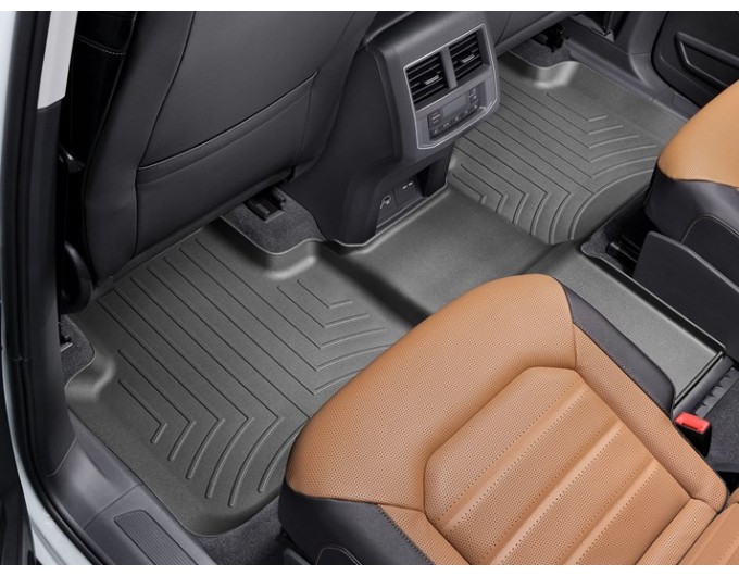 Коврики WeatherTech Black для Volkswagen Atlas (mkI)(4 fixings)(2 row bucket seats)(1-2 row) 2017→, цена: 11 709 грн.