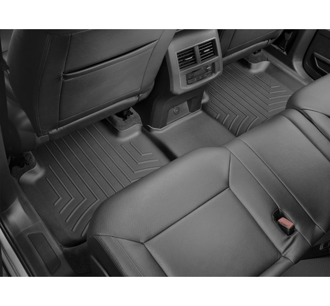 Коврики Weathertech Black для Volkswagen Atlas (mkI)(4 fixings)(2 row bench seats)(1-2 row) 2017→, ціна: 10 641 грн.