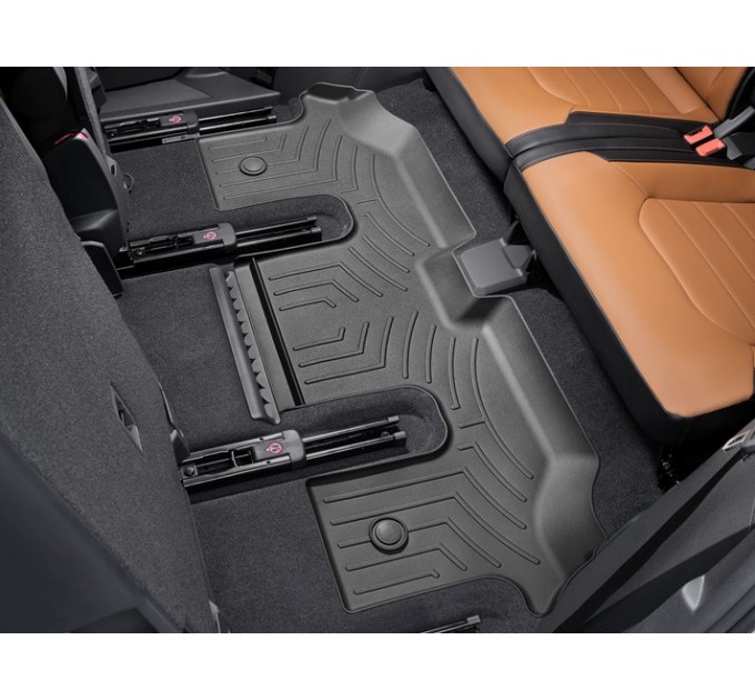 Коврик Weathertech Black для Volkswagen Atlas (mkI)(2 row bucket seats)(3 row) 2017→, ціна: 4 498 грн.