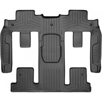 Килимки WeatherTech Black для GMC Acadia; Buick Enclave; Saturn Outlook (mkI)(2 row bucket seats)(2-3 row) 2007-2017