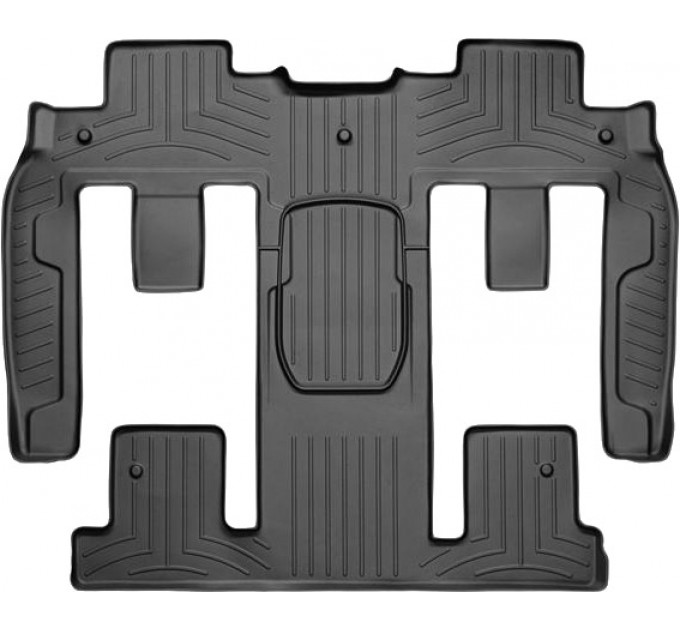 Коврики WeatherTech Black для GMC Acadia; Buick Enclave; Saturn Outlook (mkI)(2 row bucket seats)(2-3 row) 2007-2017, цена: 6 343 грн.