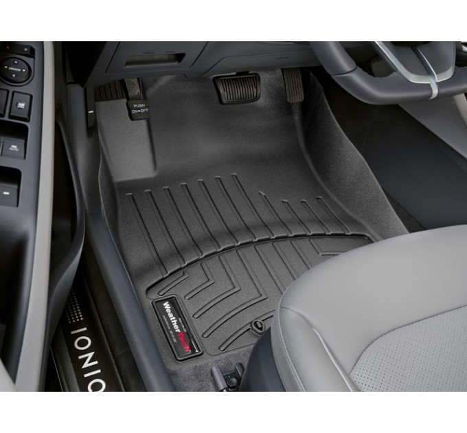 Коврики Weathertech Black для Hyundai Ioniq (Electric)(mkI) 2018→, ціна: 10 641 грн.